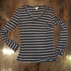 Long sleeve striped shirt